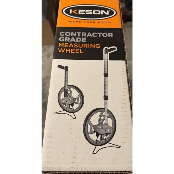 RR318N Keson Contractor Grade Telescoping Handle Large Measuring Wheel- 3 ft New - Picture 3 of 5